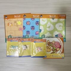 타*치님 별의 커비 이치 반 쿠지 지퍼 백 고무 어소트 타월 7점 세