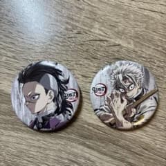 鬼滅の刃 幕間画ランダム缶バッジ 肆 不死川実弥 不死川玄弥 2点セット