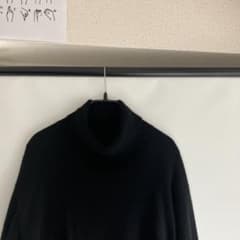 CASHMERE 100% TURTLE NECK SWEATER BKのサムネイル