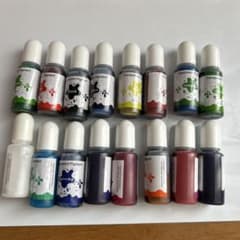 レジン用 透明顔料 16色セット 10mlのサムネイル