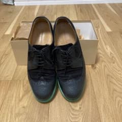 COMME des GARCONS ドレスシューズ　黒/緑のサムネイル
