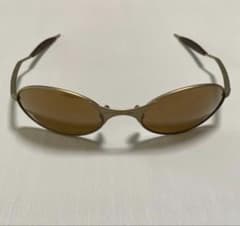 OAKLEY オークリー e-wire イーワイヤー サングラス ゴールド - メルカリ
