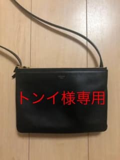 セリーヌ トリオ ショルダーバッグ　ブラックのサムネイル