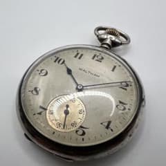 希少品】Waltham 懐中時計 手巻き式 1904年代 スモセコ ヴィンテージ 