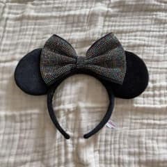 Disney Resort ミニー カチューシャ スパンコール 黒のサムネイル