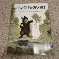 しろいうさぎとくろいうさぎのサムネイル