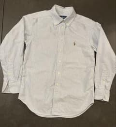 サイズ8（140） Ralph Lauren ストライプ 長袖シャツのサムネイル