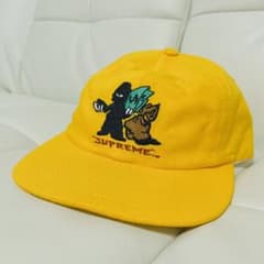 supremeキャップ　イエローのサムネイル