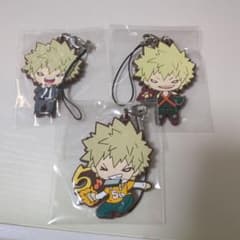 爆豪勝己 ラバーストラップ 3点セット にとたん - メルカリ
