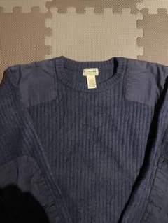L.L.Beanのネイビーのメリノラムウールニットセーター - メルカリ