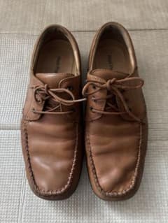【Hush Puppies 】ブラウンレザーシューズ　26.5cmのサムネイル