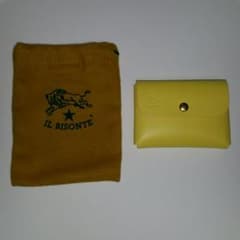【新品、未使用、送料無料】IL BISONTE（イル ビゾンテ）カード　名刺入れのサムネイル