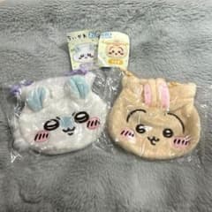ちいかわおかお巾着２ うさぎ モモンガのサムネイル