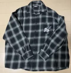 【Kutir】　オンブレシャツ　ブラックのサムネイル