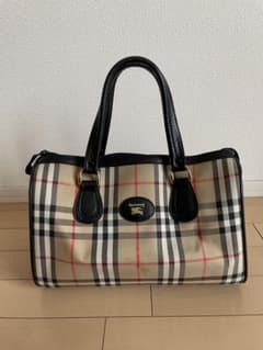 Burberry チェック柄 ボストンバッグのサムネイル
