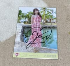 大谷映美里 =LOVE イコラブ 生写真 直筆 - メルカリ
