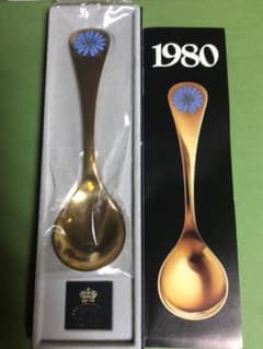 GEORG JENSEN 1980年 イヤースプーン　ジョージジェンセン　銀食器のサムネイル