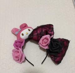 盛り髪カチューシャ　ピンクのサムネイル