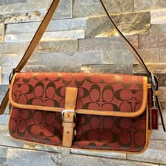 COACH コーチ ワンショルダー ソーホー ホーボー シグネチャー レッド 