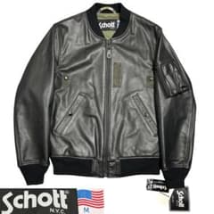 Schott NYC MA1 レザージャケット ショット新品 デッドストック Schott NYC MA1 レザージャケット ショット新品 デッドストック - メルカリ
