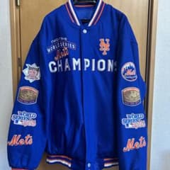MLB公式 ニューヨークメッツ チャンピオンズ リバーシブル スタジャン 美品のサムネイル