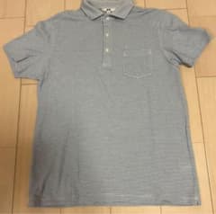 Thumbnail of UNIQLO ストライプ 半袖ポロシャツ XL
