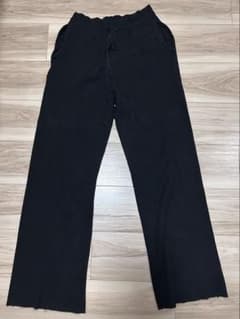 UNIQLO ウォッシャブルニットリブパンツ　XL/丈長めのサムネイル