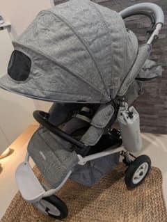 の*の様 布部分新品未使用　AIRBUGGYグレー ベビーカー　ココブレーキ20のサムネイル