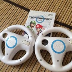 wii マリオカート ソフト ハンドル2つのサムネイル
