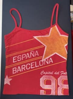 Hollister ESPANA BARCELONA タンクトップ レッドのサムネイル