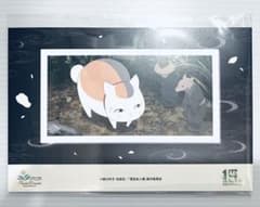 나츠메 친구장 15주년 콜라보 카페 파세라보 엽서 냥코 선생님