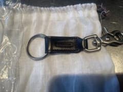 COACH ブラックレザー キーホルダーのサムネイル