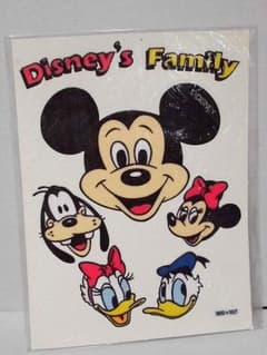 ディズニー キャラクター ステッカー DISNEY'S FAMILY ミッキーのサムネイル