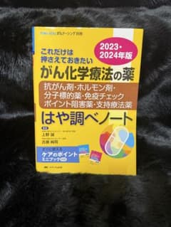 これだけは押さえておきたい がん化学療法の薬 はや調べノート 2023・2024のサムネイル