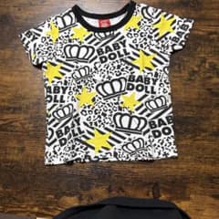 BABYDOLL Tシャツ クラウン 星柄 ヒョウ柄のサムネイル