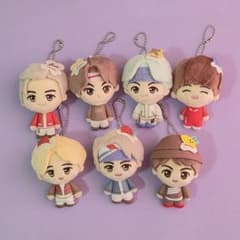 BTS TinyTan 취하는 파카 키 홀더 세트