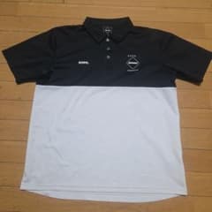F.C.Real Bristol ポロシャツ ブラック ホワイト Lのサムネイル