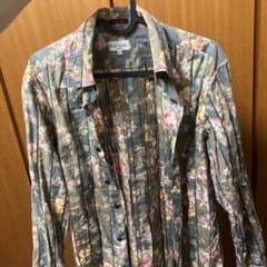 Paul Smith 長袖シャツ 花柄 ストライプ Lサイズのサムネイル