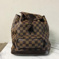 J69美品！ルイヴィトン ダミエ モンスリMM レディースリュック - メルカリ