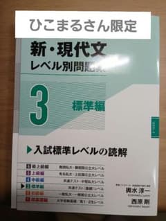 ひこまるさん専用 新・現代文レベル別問題集3 標準編のサムネイル