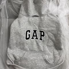 GAP フード付き犬服 Sサイズ グレーのサムネイル