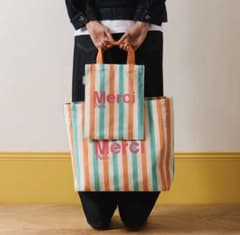 新品未使用 タグ付き メルシー Merci ミニ トートバッグ フランス 人気