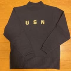 バズリクソンズ　デッキセーター　USN  ネイビー　サイズMのサムネイル
