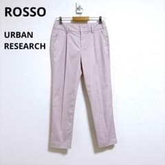 [Urban Research Rosso] Slacks, Double Pleat, Stretch, Light Pink