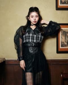 ダーリッチ darich メッシュデザインライダースジャケットのサムネイル