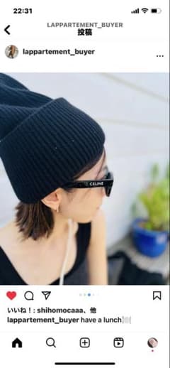 l'appartment CELINE ブラック サングラのサムネイル