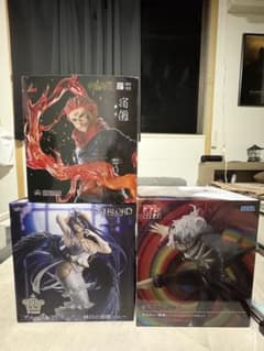 アニメフィギュア 3点セット 呪術廻戦 オーバーロード ダンダダンのサムネイル