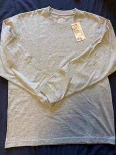 洗いざらし太番手クルーネック長袖Ｔシャツのサムネイル