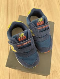 New Balance 996 ベビーシューズ 12.5H ネイビー/イエローのサムネイル