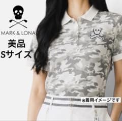 MARK & LONA スカルロゴ 半袖ポロシャツ　M 美品】MARK&LONA スカルモチーフ 半袖ポロシャツ 白色 Sサイズ - メルカリ